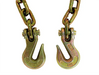 5/16" x 20' Grade 70 Transport Chain & Clevis Grab Hooks, 4,700 lb, Model C-516X20T70