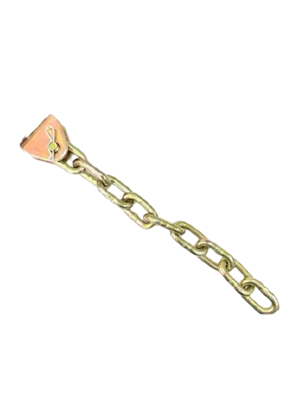 2" x 12" Grade 70 Chain Tail & Bracket Ratchet Attachment, 11,000 lb, Model C-CHAIN-BRACKET