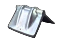 4" Steel Corner Protectors & Rubber Lining Cargo Protection, Model C-CP4STEEL-RP