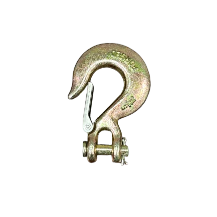 5/16" Steel Clevis Slip Hook & Safety Latch, 4,700 lb, Model C-CSHL-516