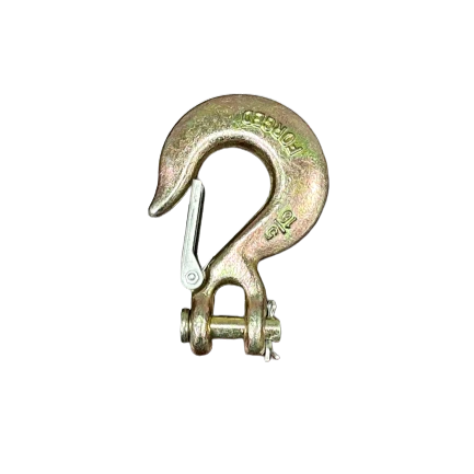 5/16" Steel Clevis Slip Hook & Safety Latch, 4,700 lb, Model C-CSHL-516
