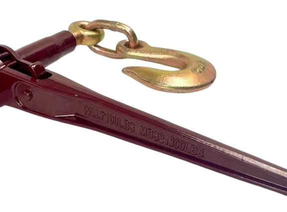 Heavy-Duty Ratchet Binder 5/16", 3/8" Grab & Slip Hook, 12,000 lb, Model C-RLBHD3812-GHSL