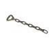 5/16" x 10' Grade 70 Tow Chain & 2" D-Ring, 11,000 lb, Model C-TOWCHAIN10
