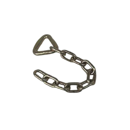 5/16" x 10' Grade 70 Tow Chain & 2" D-Ring, 11,000 lb, Model C-TOWCHAIN10