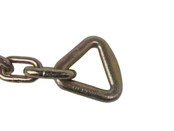 5/16" x 10' Grade 70 Tow Chain & 2" D-Ring, 11,000 lb, Model C-TOWCHAIN10