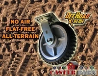 5" Solid TPR Swivel All Terrain Caster, Model CB-ATSC5