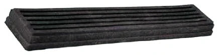 18" x 3" Rubber Dolly End Cap Fits 1" Deep End Board, Model CB-RDC183
