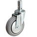 5" x 1-1/4" TPR Swivel Caster, .995" x 2-1/2" Round Stem, 350 lb, Model CB-UHTRC5U