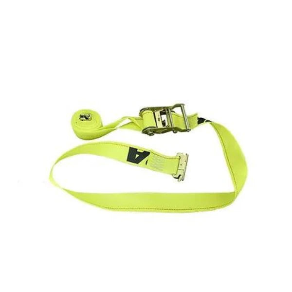 3,333 lb CC2009 2" x 12' E Series Yellow Ratchet Strap