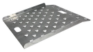 B&P Aluminum Curb Ramp 27"x27" High-Traction, 750 lb, Model CRP2727