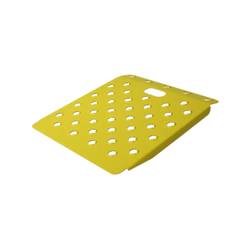 B&P Punched Deck Wedge 22" x 24" Safety Yellow, Model CRW2224-SY