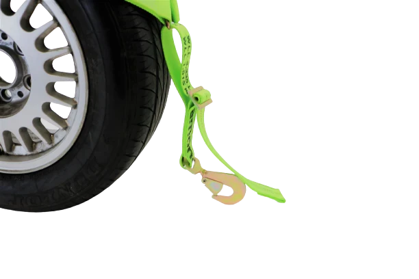 Adjustable 2" Tire Bonnet with Snap Hook Ratchets, 3,333 lb, Model CT-2ATB-RTSH-DW
