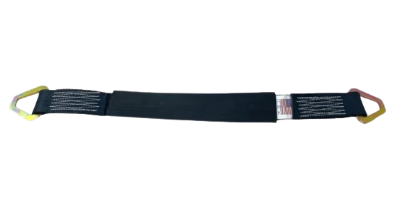 2" x 36" Diamond Weave Axle Strap 4 Pack with Steel D-Rings, 3,333 lb, Model CT-2X36AX-DW