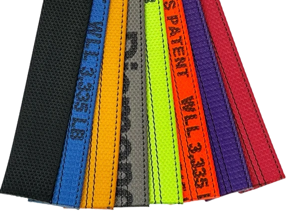 2" x 36" Diamond Weave Axle Strap 4 Pack with Steel D-Rings, 3,333 lb, Model CT-2X36AX-DW