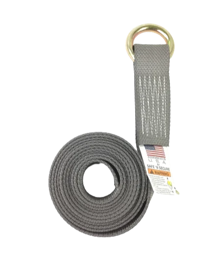 Diamond Weave Lasso Strap 2" x 8' with O-Ring, 3,333 lb, Model CT-2X8OR-DW