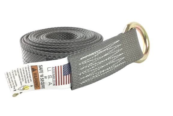 Diamond Weave Lasso Strap 2" x 8' with O-Ring, 3,333 lb, Model CT-2X8OR-DW