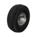 B&P 10" x 3.5" 4-Ply Pneumatic Wheel, 5/8" Bore Precision Bearings, Model D5