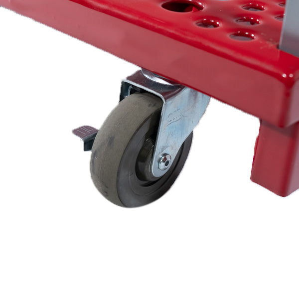 Raymond Mini Heavy Duty Platform Truck, Compact 36" x 24" Deck with Brakes, Models 3941 & 3942, 850 lb