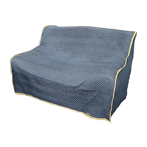 63" x 37" x 45" Padded Fabric Love Seat Cover FC1006 with Strap