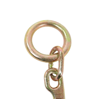 15" Steel J Hook with Chain Link & O-Ring, 16,200 lb, Model H-15FJ