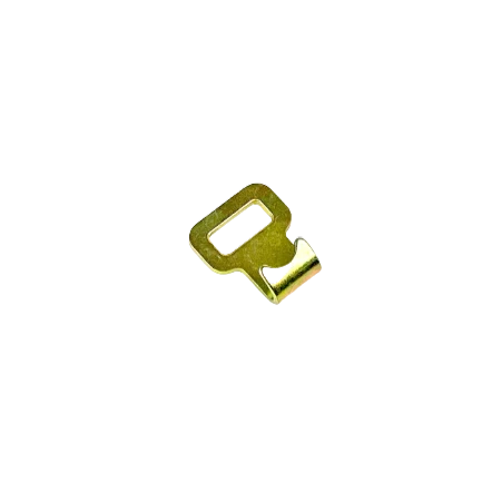 1" Steel Flat Hook Corrosion-Resistant, 3,000 lb, Model H-1FH