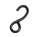 1" Vinyl Coated S Hook Tie Down Hardware, 1,200 lb, Model H-1VSH-1.2