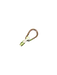 2" Double Stud Fit Steel Pear Ring, 6,000 lb, Model H-2DSF-6