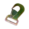 2" Steel Flat Snap Hook Heavy Duty Tie Down Hardware, 5,000 lb, Model H-2FSH-5