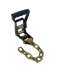 Heavy-Duty 2" Black Ratchet & Chain Tail, 3,333 lb, Model H-2RCA-1HD
