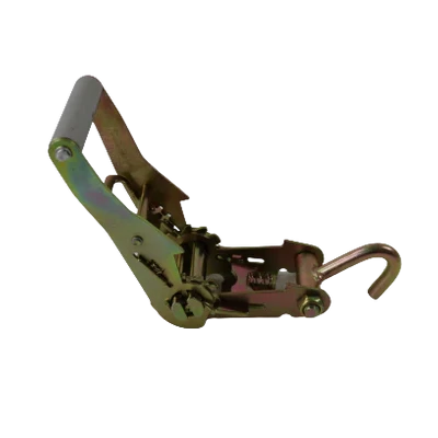 Ratchet Tie Down 2" Short Wide Handle Finger Hook, 3,333 lb, Model H-2RFH