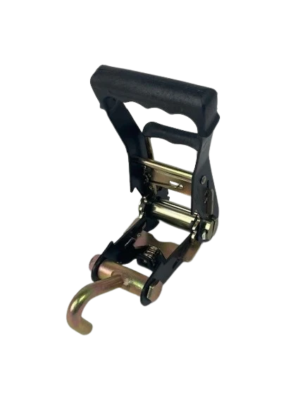 Heavy Duty Ratchet Strap 2" Black Forged Finger Hook, 3,333 lb, Model H-2RFH-HD