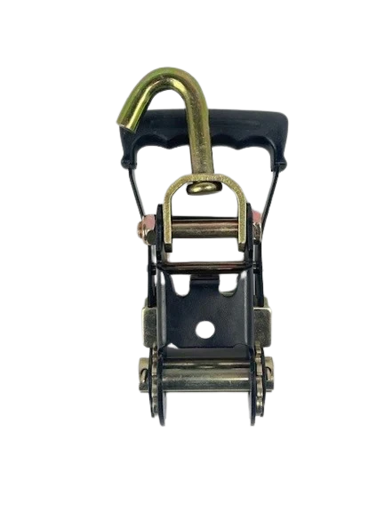 Heavy Duty 2" Black Ratchet Strap with Swivel J-Hook, 3,333 lb, Model H-2RSJ-HD