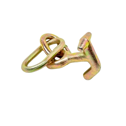 Forged T-J Combo Hook with 2 Rings Towing Hardware, 4,700 lb, Model H-TJMINIHK