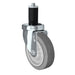 3" x 1-1/4" Gray TPR Swivel Caster, 250 lb, Model HQ1330S-TS3-TP-X178
