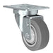 3-1/2" x 1-1/4" TPR Swivel Caster, 230 lb, Model HQ1335S-PL2-TP