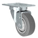 3" x 1-1/4" TPR Swivel Caster, 225 lb, Model HQ1330S-PL2-TP