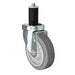 4" x 1-1/4" TPR Swivel Caster, 250 lb, Model HQ1340S-TS3-TP-X15