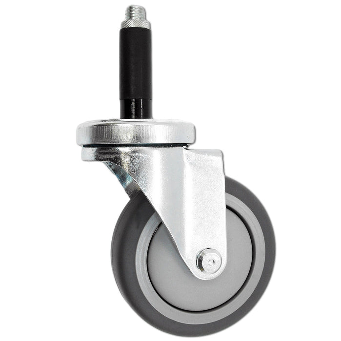 3 x 1 1 4 tpr swivel caster expanding stem 1 1 8 tube 250 lb model hq1330s ts3 tp x118