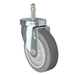 4" x 1-1/4" TPR Swivel Caster, 300 lb, Model HQ1340S-GR1-TP