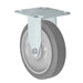 5" x 1-1/4" TPR Rigid Caster, 315 lb, Model HQ1350R-PL2-TP
