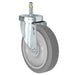 5" x 1-1/4" TPR Swivel Caster, 315 lb, Model HQ1350S-GR1-TP