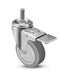 3" x 1-1/4" TPR Total Lock Swivel Caster, 300 lb, Model HQ1530S-TS1-TP