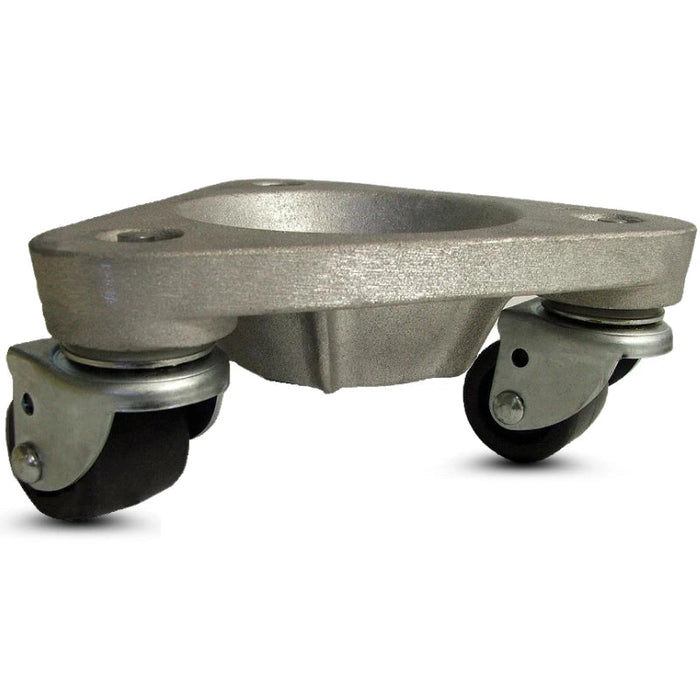 Aluminum Three Wheel Dolly 2" Polyolefin Wheels, 600 lb, Model HQ2127-AL