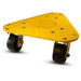 Model 4200 Steel Three Wheel Dolly 4" GFPO Wheels, 1,500 lb, Model HQ4200-GFPO