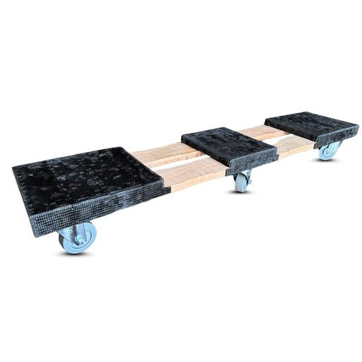 54" x 10.5" Oak Appliance Dolly 6-Wheel, 1,400 lb, Model LSD-1400-6W-APPL