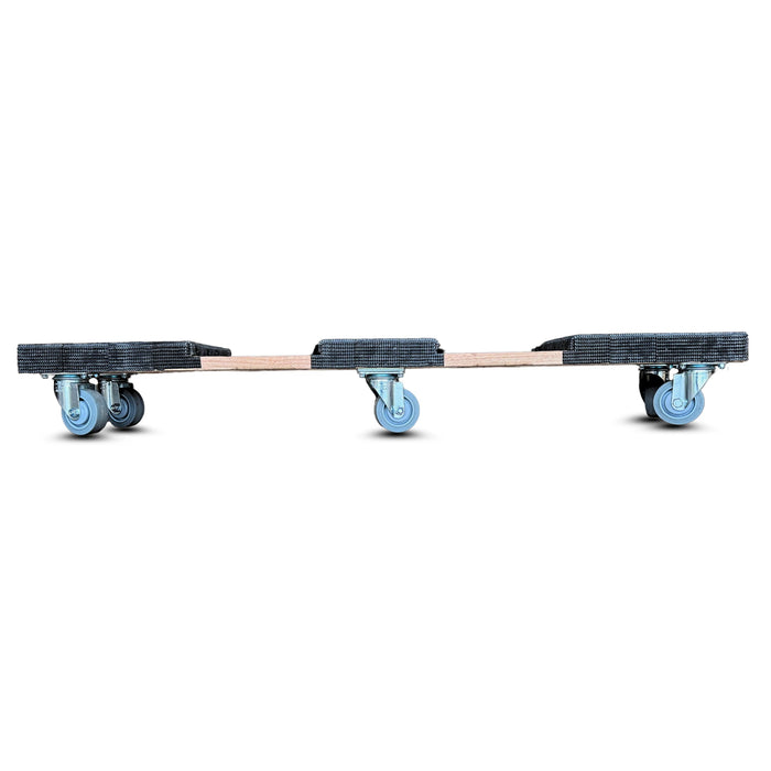 64" x 10.5" Oak Appliance Dolly 6-Wheel, 1,400 lb, Model LSD-1400-6W-APPL-EXT