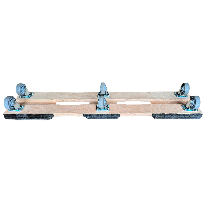 64" x 10.5" Oak Appliance Dolly 6-Wheel, 1,400 lb, Model LSD-1400-6W-APPL-EXT