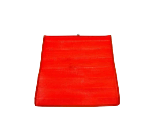 18" x 18" Fabric Warning Flag & Steel Rod, Model M-FLAG-RING