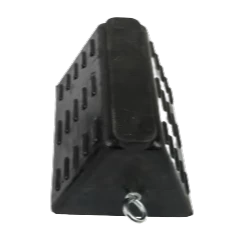 Polyurethane Heavy Duty Wheel Chock for Trucks & Trailers, Model M-WC6X8X9