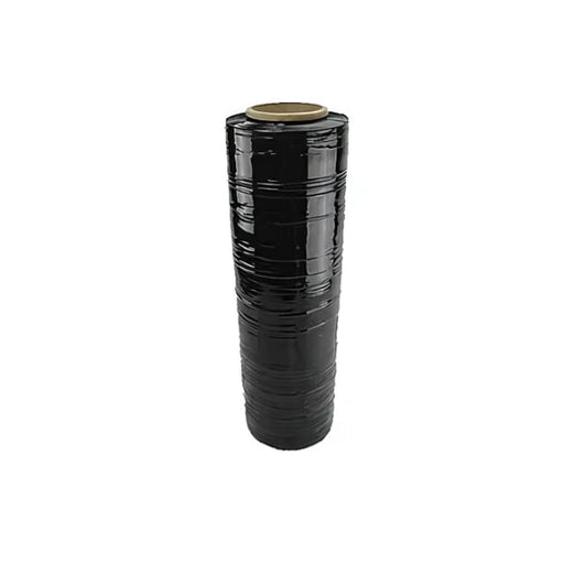 MA0180 18" x 1500' 80 Ga Black Cast Stretch Film 4 Pack